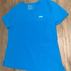 Figs extreme blue ( limited edition) Casma scrub top